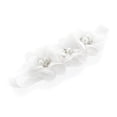 thumbnail image 4 of My Lello Baby Flower Diademas Tela Con Cuentas Trio Elástico Par (Blanco/Negro), 4 of 5