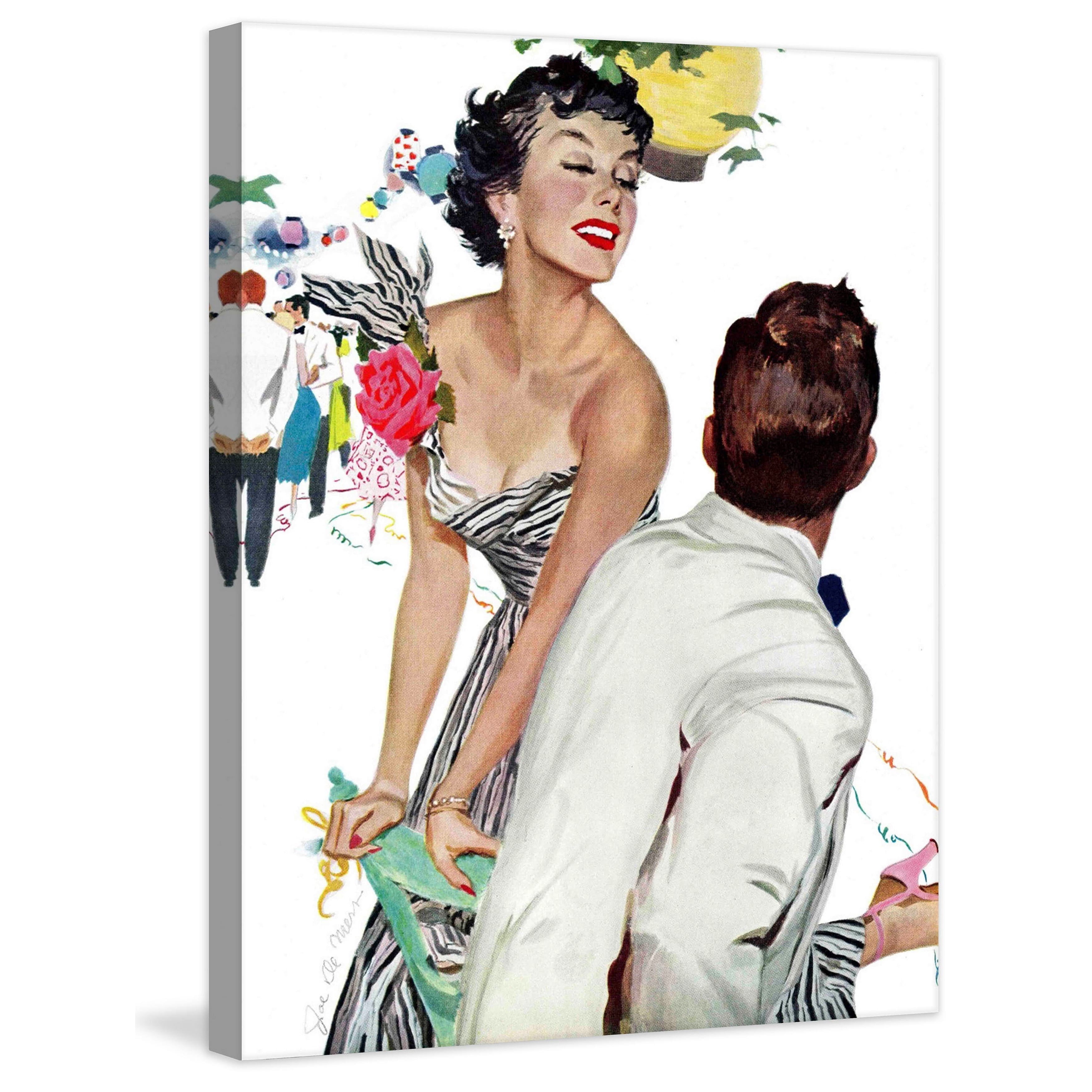 Marmont Hill "I Want a Man" by Joe de Mers Painting Print on Canvas