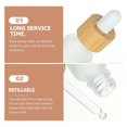 thumbnail image 3 of 8Pcs Frosted Glass Bottles with Dropper Pipettes Aroma Oil Bottle Empty Glass Bottles for Essential Oil, 3 of 4