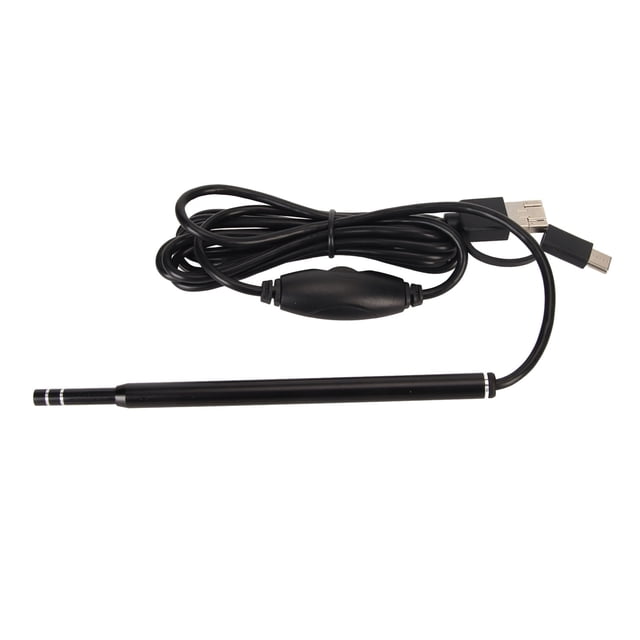 Cámara De Inspección USB, Endoscopio USB ángulo De Visión De 70 Grados 5 V 6 Luces LED Ajustables 3 En 1 Para Teléfonos Móviles
