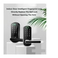 thumbnail image 4 of Smart Fingerprint Door Lock Home WiFi Keyless Entry Electric with Touchscreen Digital Password, 4 of 6