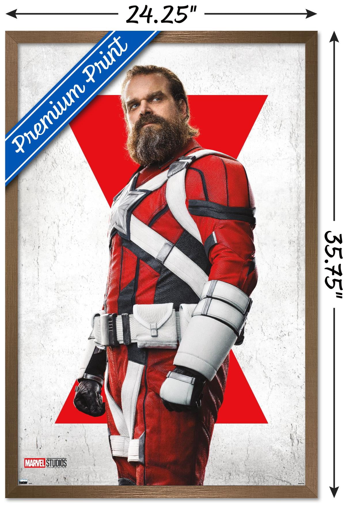 Marvel Black Widow - Red Guardian One Sheet Wall Poster, 22.375" x 34", Framed
