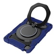 thumbnail image 5 of K-Lion for iPad Pro 11 inch & iPad Air 4th/5th Heavy Duty Rugged Case, 3 Layers Multi-Functional Ring Bracket Pencil Holder Kickstand Shockproof Armor Silicone Case,Darkblue, 5 of 10