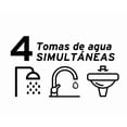 thumbnail image 4 of BOMBA HIDRONEUMATICA Truper 1/2HP 24 LITROS HIDR-1/2X24, 4 of 5