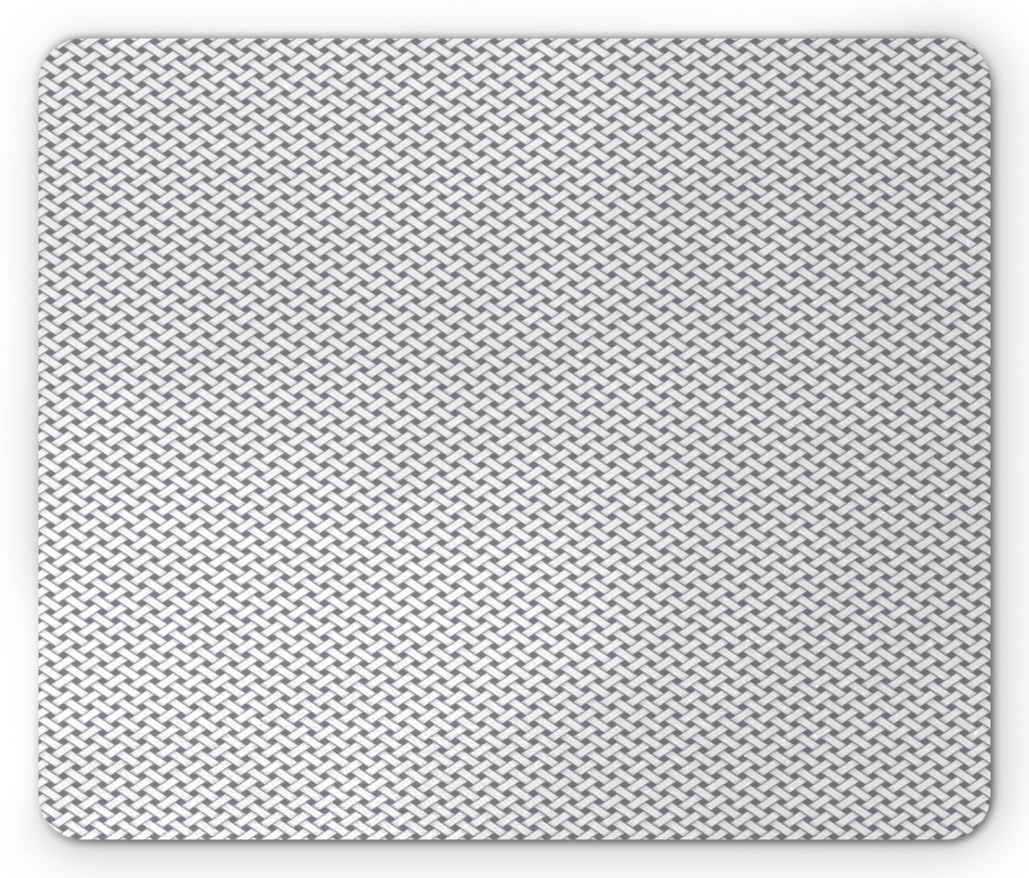 Lattice Mouse Pad, Diagonal Interlacing Stripes Design on a Grey ...
