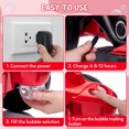 thumbnail image 4 of EastVita Kids Motorcycle with Bubble Function 6V Battery Powered Ride on Motorbike Toy 3 Wheels Electric Car for Kids 3+ Boys Girls Red, 4 of 7