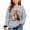 Light Gray, variant on Venzia Women Cute Fall Sweatshirt, Retro Pumpkin Black Cat Cartoon Graphic Crewneck Casual Autumn Pullover Top