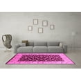 thumbnail image 3 of Ahgly Company Indoor Round Oriental Pink Traditional Area Rugs, 7' Round, 3 of 4