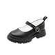 thumbnail image 4 of Zapato Escolar Para Niña Piel Negro Hebilla Suela Chunky negro 23, 4 of 6