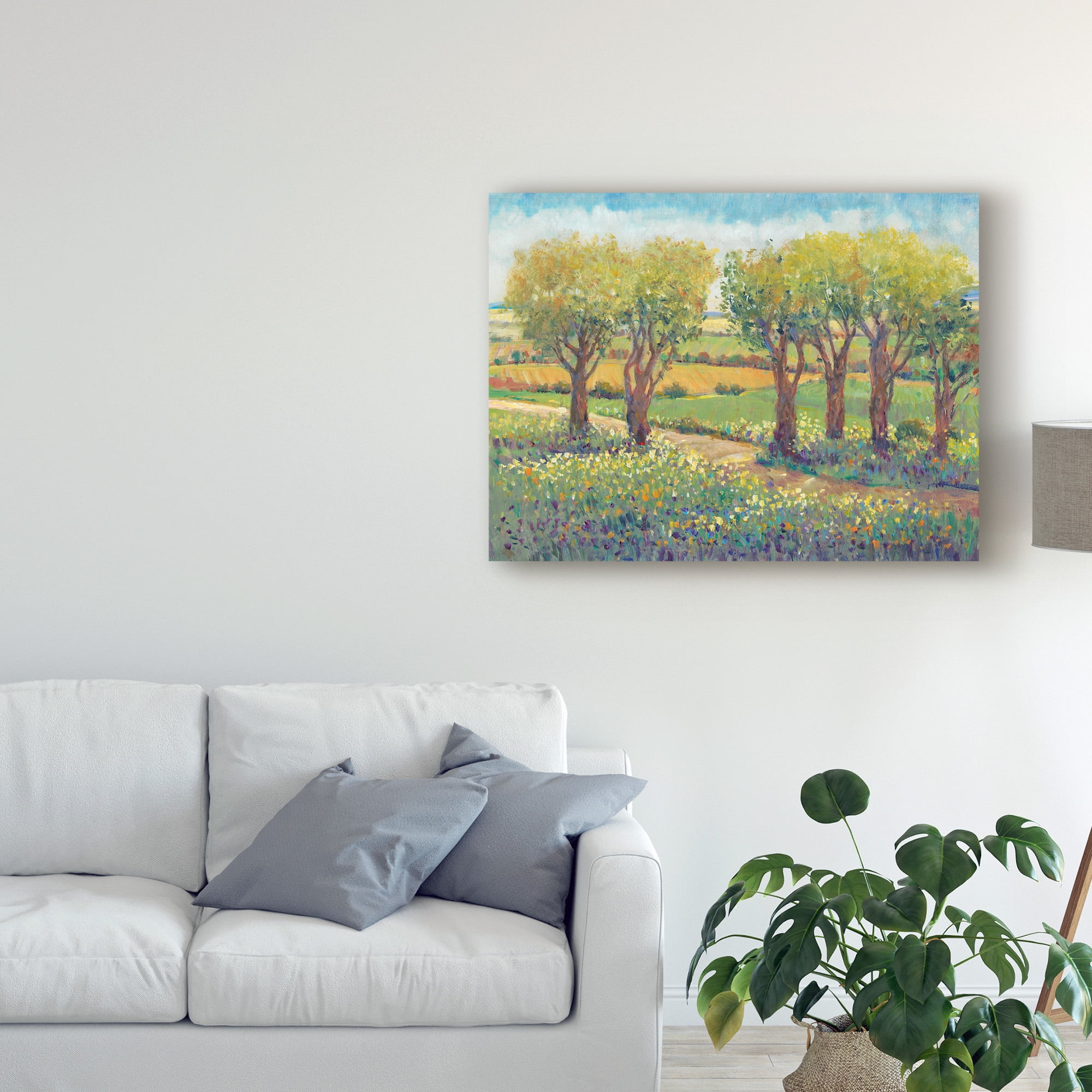 Trademark Fine Art 'Garden Path I' Canvas Art by Tim OToole