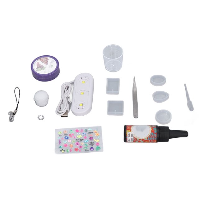Kit de Colle en Résine, Applications Larges, Durcissement Rapide, Outils Complets, Kit de Résine, Sûr pour la Fabrication de Bijoux