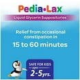 thumbnail image 4 of Pedia-Lax Laxative Liquid Glycerin Suppositories for Kids, Ages 2-5, 6 Count, 4 of 18
