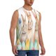 thumbnail image 2 of Fotbe Happy Easter Men's Camiseta sin Mangas Estampada para Hombres, Playera Casual para Gimnasio, Entrenamiento, Playa-3X-Large, 2 of 7