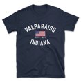 thumbnail image 1 of Valparaiso Indiana Patriot Men's Cotton T-Shirt, 1 of 1