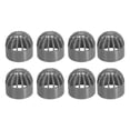 thumbnail image 1 of Uxcell 1.6 Inch (40mm) Fish Cover Permeable Cap, 8Pcs Aquarium Guard, Gray, 1 of 6