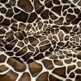 thumbnail image 3 of FabricLA Velboa Animal Print Faux Fur Fabric, 60" Wide, Bolt Giraffe 2 tone 5 Yard, 3 of 6