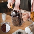 thumbnail image 4 of Vaso Mason Jars Folinstall, paquete de 2 unidades, 2.2 L, boca ancha con tapa, 4 of 7