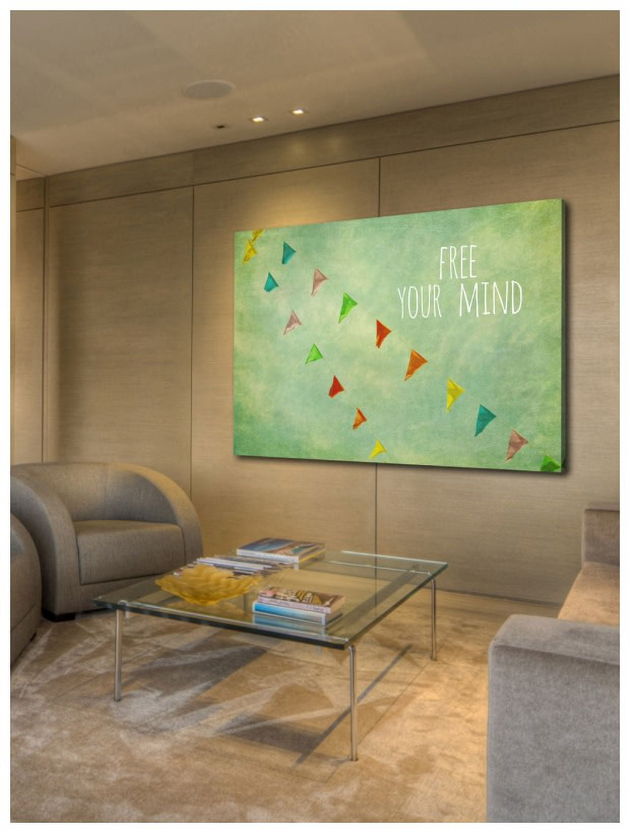 Marmont Hill "Free Your Mind" Sylvia Cook Painting Print on Canvas
