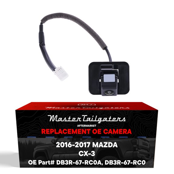 Master Tailgaters Replacement Mazda CX-3 (2016-2017) Backup Camera OE Part # DB3R-67-RC0, DB3R-67-RC0A