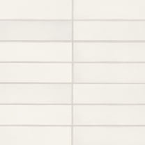 Bedrosians Makoto Rectangle Matte Ceramic Tile 3 x 10, Shoji White (5.38 sq. ft./Case)