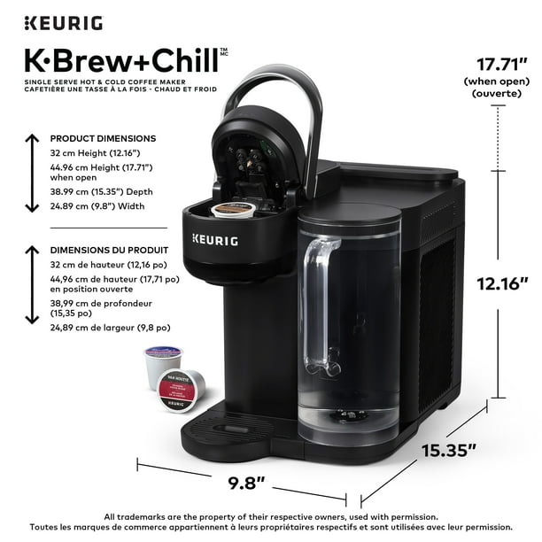 K-Brew+Chill, Single Serve Hot & Cold K-Cup Pod Coffee Maker