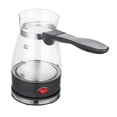 thumbnail image 4 of GROWTH TANK Electric Turkish Coffee Pot Clear Glass for Heat Water Tea Anti Scald Kettle 220V, 4 of 9