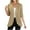 Khaki, variant on Dvprdro Trendy Lightweight 3/4 Sleeve Cardigans Womens Causal Solid Open Front Soft Shirts Tops White L