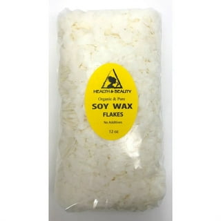 10 lbs Natural Soy Wax Flakes, 100 Cotton Wicks, 2 Metal Centering Devices and 100 Glue Dots for Candle Making