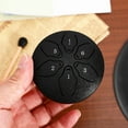 thumbnail image 3 of 1 Set Round Rain Drum in Black Color 3 Inches for Indoor and Outdoor Use, 3 of 9