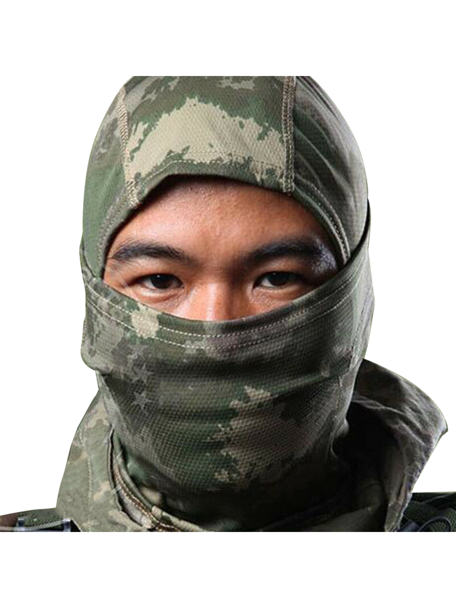Full Face Mask Quick-dry Tactical Balaclava Hood Hat Military Outdoor Cycling H 