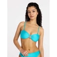 thumbnail image 2 of No Boundaries Starfish Brooch Bandeau Bikini Top, Women's XXS-XXL, 2 of 6