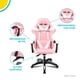 thumbnail image 3 of Silla Gamer Titano Ergonómica Reclinable Con Descansa Pies Rosa Grande TT-SGCRP, 3 of 8