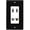 Black/White, variant on RiteAV - 2 Port HDMI 1 Port Coax Cable TV- F-Type 1 Port Cat6 Ethernet Decorative Wall Plate - Brown