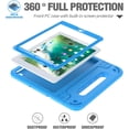 thumbnail image 5 of SUPNICE Kids Case with Screen Protector for iPad 9.7 Inch 2018/2017, Shockproof Convertible Handle Stand Kids Case for iPad 9.7 2017/2018 (iPad 5th and 6th Generation),iPad Air 2,Blue, 5 of 9