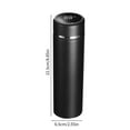 thumbnail image 3 of Ihhxbs Stainless Steel Coffee Cup with Tea Compartment, Intelligent Temperature Sensing Vacuum Insulated Mug, Mirror Finish, for Hot Beverages, Workspace Use, Travel, Black, 1 Pc, 3 of 9