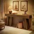 thumbnail image 5 of Tribesigns 70.9-Inch Long Console Table, Farmhouse Narrow Entryway Table Behind the Couch for Living Room,Natural, 5 of 7