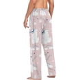 thumbnail image 6 of Llama and Clouds Ghost Pajama Pants, Men's Lounge Pants Light with Drawstring and Pockets, Christmas New Year Birthday Father's Day Gifts, Medium, 6 of 7