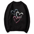 thumbnail image 4 of WCJM Valentine's Day Sweatshirt for Women Valentine's Day Date Night Sweatshirt Comfortable Pullover Gifts for Girlfriend Cute Love Heart Graphic Hoodie Valentine's Gifts for Mom, 4 of 4