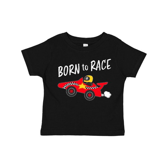 Inktastic Born to Race- Red Race Car Boys or Girls Toddler T-Shirt