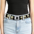 thumbnail image 5 of Buckle-Down Belt, Seatbelt Buckle Belt, Fist Pump Black Yellow, 34 to 52 Inches, 5 of 9