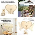 thumbnail image 4 of Efavormart 13" Rustic Heart Drop Top Frame Wedding Guest Book Sign, Wooden Display Stand Alternative, 4 of 11