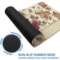 thumbnail image 6 of Long Mouse Pads for Desk,Pioneer Flower Floral Print Pattern Desk Mats on Top Of Desks, Desk Mouse Pad Extra Large with 3mm Non-Slip Base and Stitched Edge for Gaming,Office,Work,Home 31.5"x11.8", 6 of 6