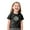 Black, variant on Tnhcen Cotton Print T-Shirts Youth Boys Girls Short Sleeve Crew Neck Casual Daily Wear Tees Tops XS-XL