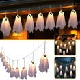 thumbnail image 3 of Halloween Decoration-Light Up Ghost LED Colorful Light String, Glowing Little Decorative Terrifying Pendant Ghost Atmosphere,, 3 of 8