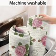 thumbnail image 5 of Pioneer Flower Floral Print Pattern Bathroom Rugs Mat, Non Slip Microfiber Bathroom Rug with Rubber Backing, Soft Mats for Bathroom Floor Tub Shower, 24"x60", 5 of 5