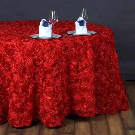 Rosette Tablecloths Efavormart Rosette/ Rose Pattern Round Tablecloths 132