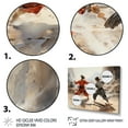 thumbnail image 3 of Designart "Kung Fu China Art painting II" Chinese Floater Framed Wall Art Print, 3 of 7