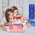 thumbnail image 3 of Vacemry Jouets de Maison de Jeu à Moins de 5 $, Ensemble de Jeu de Simulation pour Enfants, Outils de Coiffure de Hamburger Dessert de Cuisine Simulée avec Détails Réalistes, Jeu de Rôle Interactif pour Apprentissage Précoce et Imagination Créative, 3 of 6