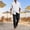 White, variant on Men's Suits Breathable Long Sleeve Shirt with Button and Comfortable Pants for Everyday Casual Home Wear Outdoor Beach Vibe