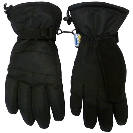 NICE CAPS Mens Adults Thinsulate Waterproof High Performance Winter Snow Ski Skiing Gloves - For Cold